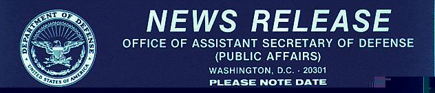 Defenselink NEWS RELEASE