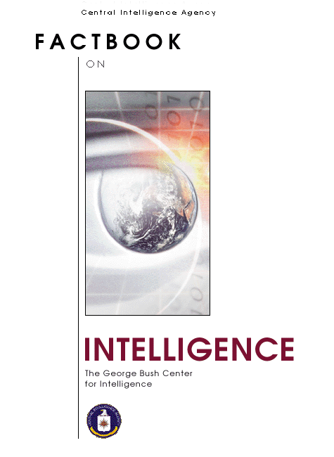 Front bookcover for the Factbook on Intelligence