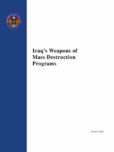 Iraq's Weapons of Mass Destruction Programs Report Cover