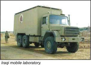 Iraqi mobile laboratory
