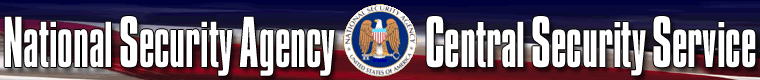Image: Page banner for the National Security Agency/Central Security Service web site.