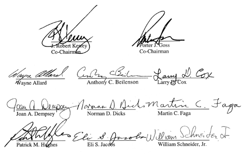 Graphic: Commission Signatures