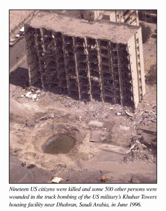 Truck bombing of the US military's Khubar Towers housing